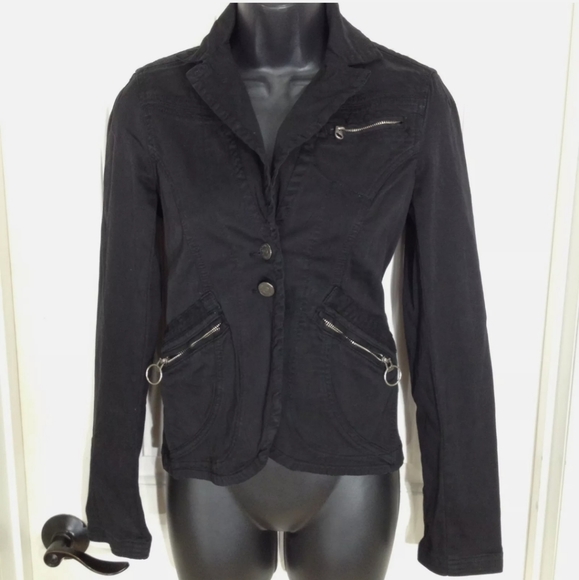 Anthropologie Jackets & Blazers - Sanctuary Anthropologie Black Jacket XXS